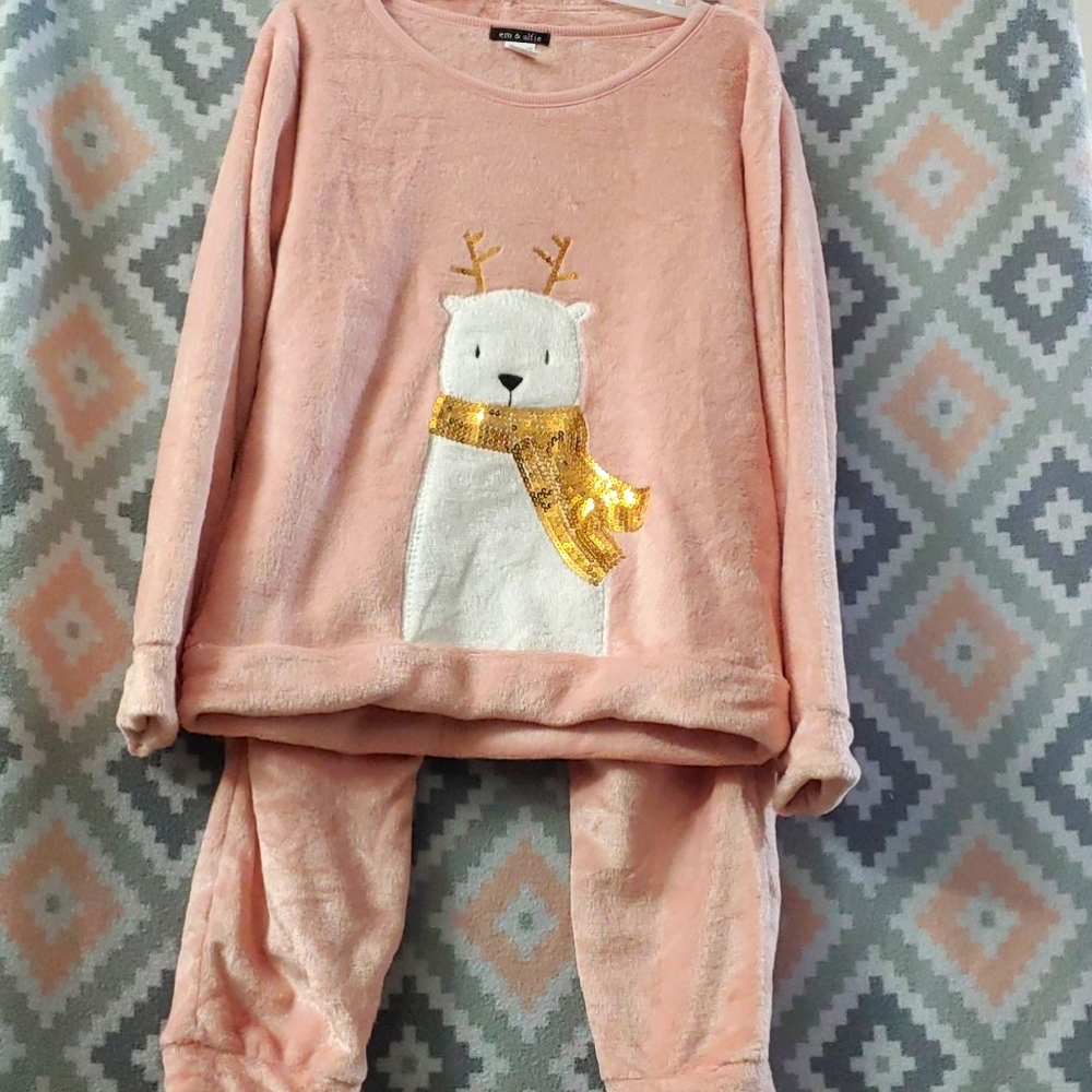 Em & Alfie Plush Cozy Pajamas